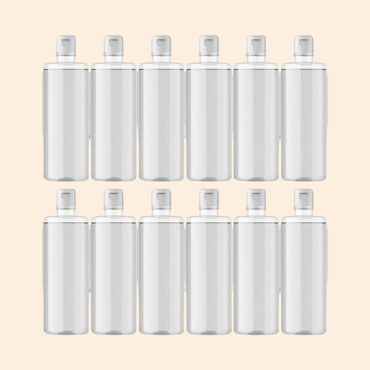 Clear PET Bottle with Flip-Top Cap-500 ml