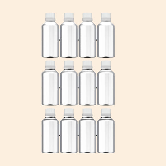 Clear PET Bottle with Cap