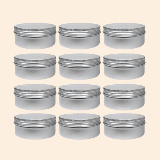 Refillable Aluminum Tin Jar- 100g