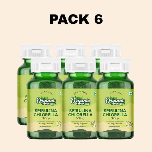 Spirulina Chlorella Capsules -30 Capsules