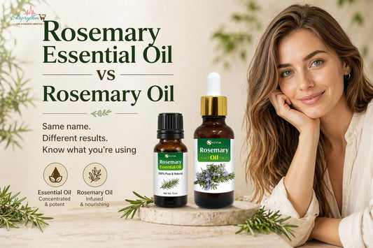 difference between rosemary oil and rosemary essential oil