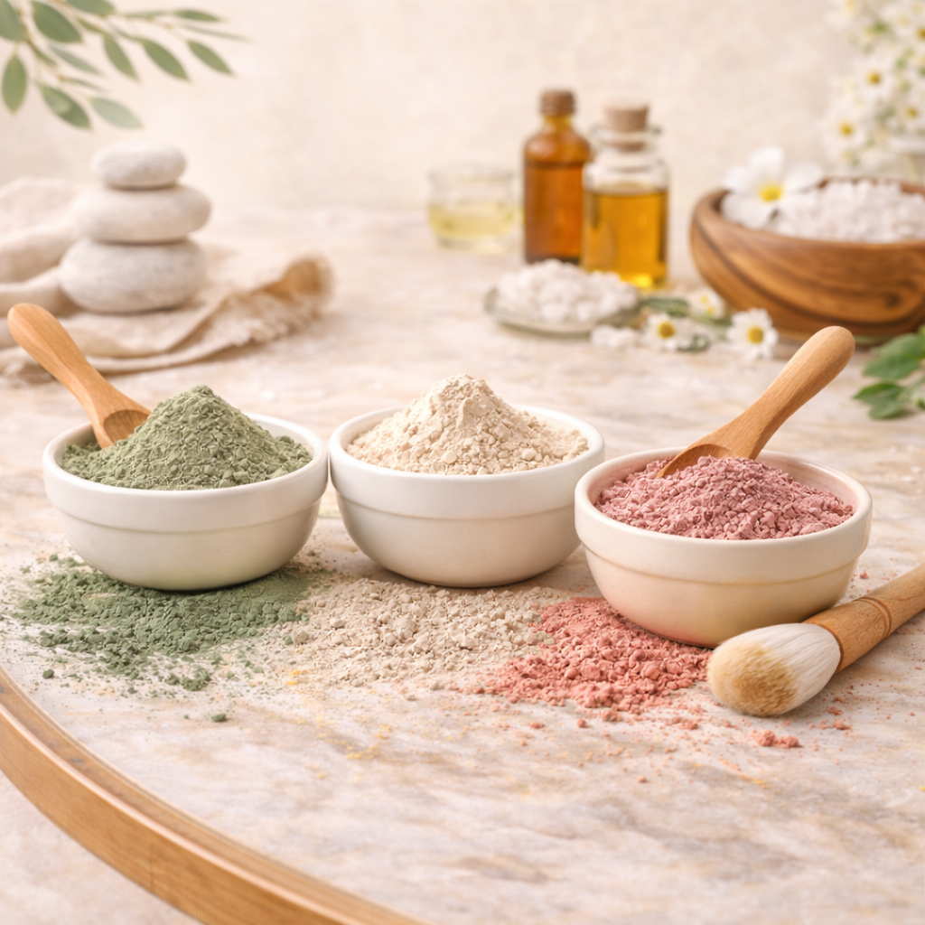 Natural Cosmetic Clays