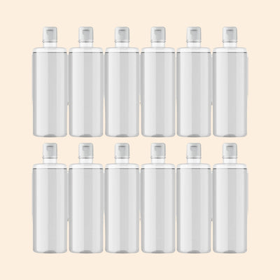 Clear PET Bottle with Flip-Top Cap-500 ml