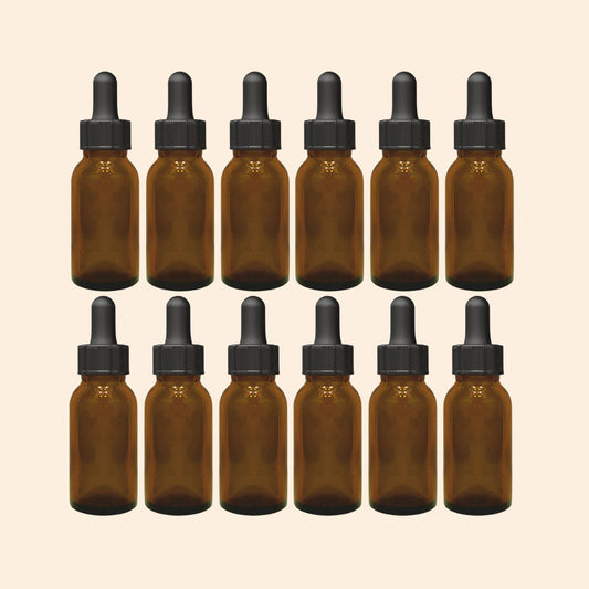 Dropper Set 25mm with Black Rubber