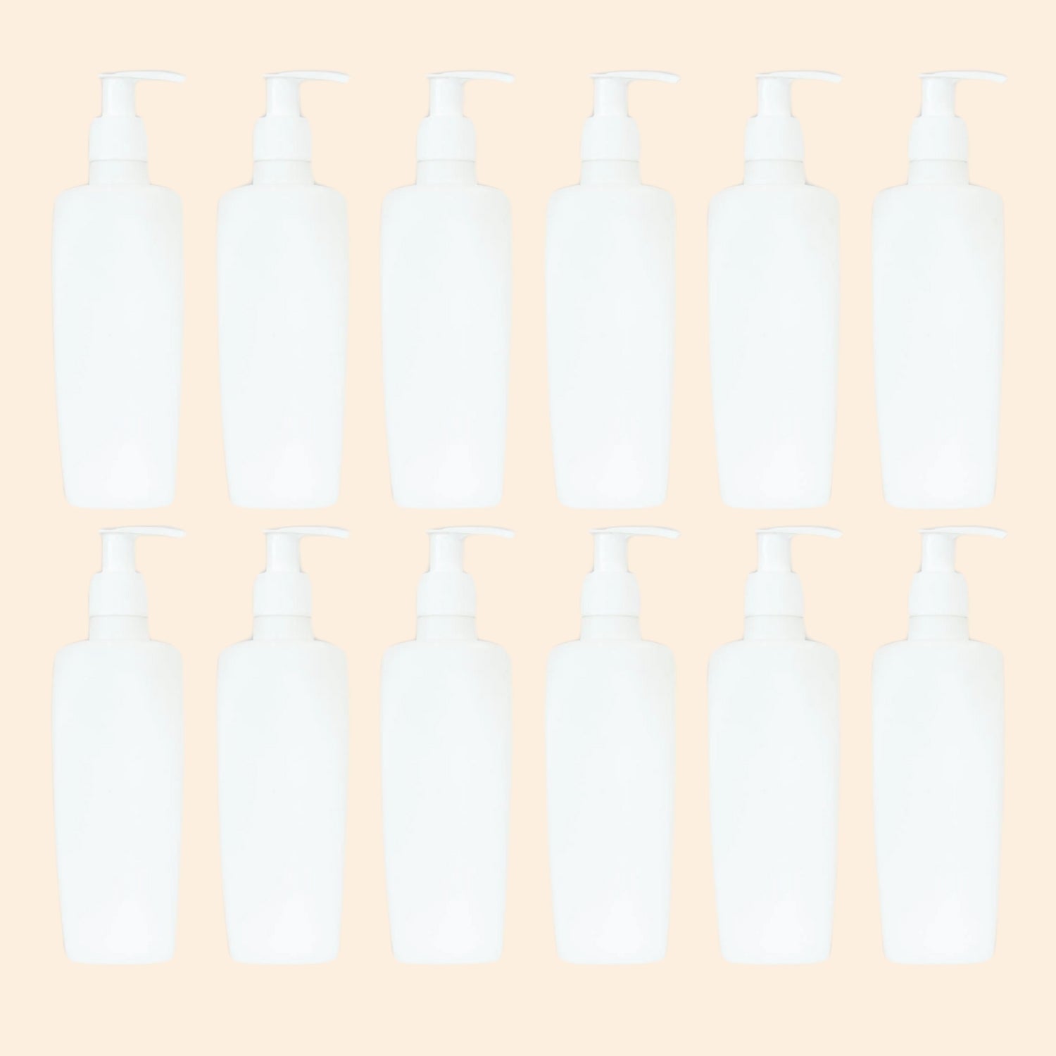 White Plastic Pump Bottles