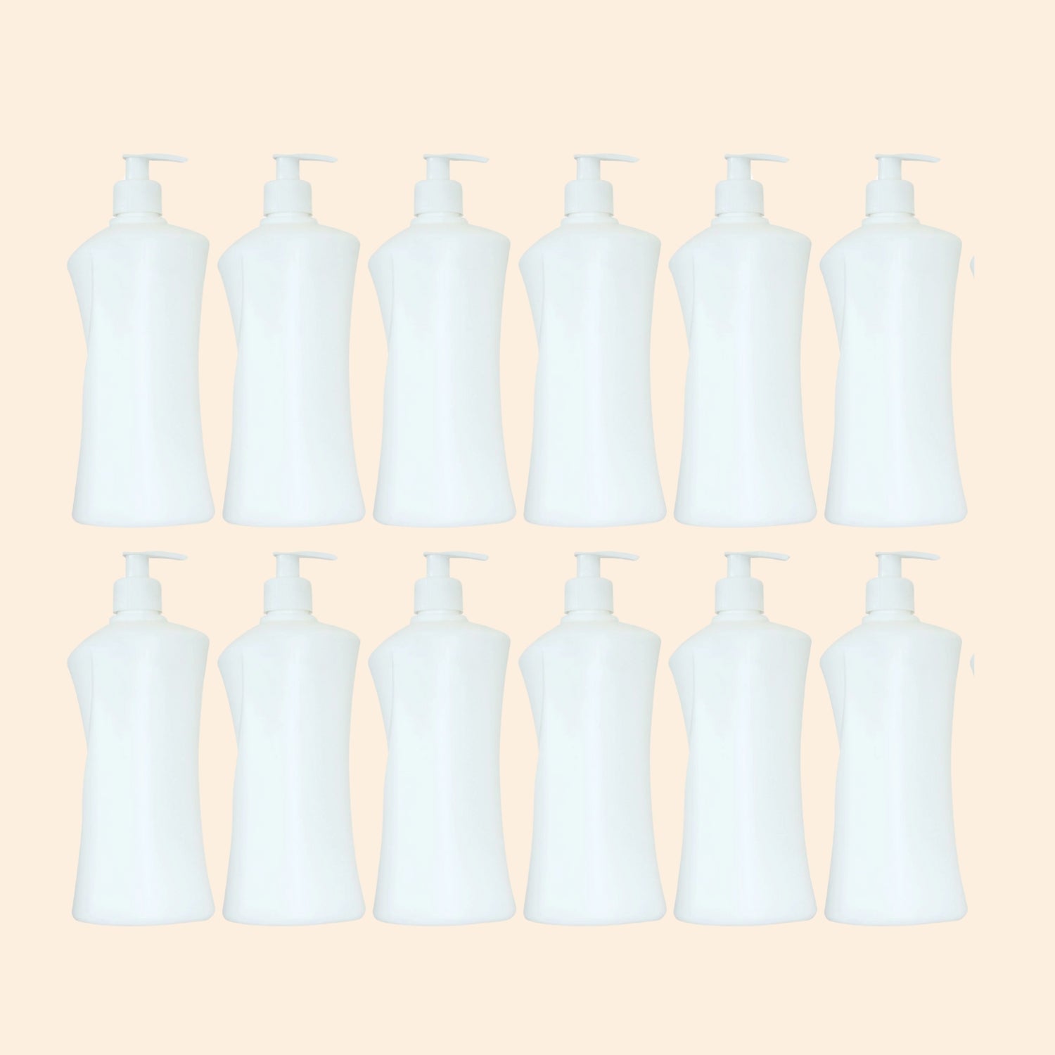 White Plastic Pump Bottles