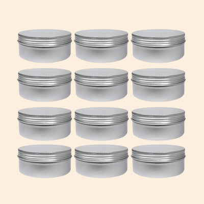 Refillable Aluminum Tin Jar- 100g