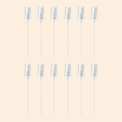 White Pump Dispenser 100ml