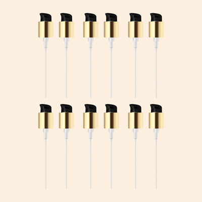 Gold Pump Dispenser – 100ml