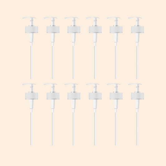 White Pump Dispenser 500ml