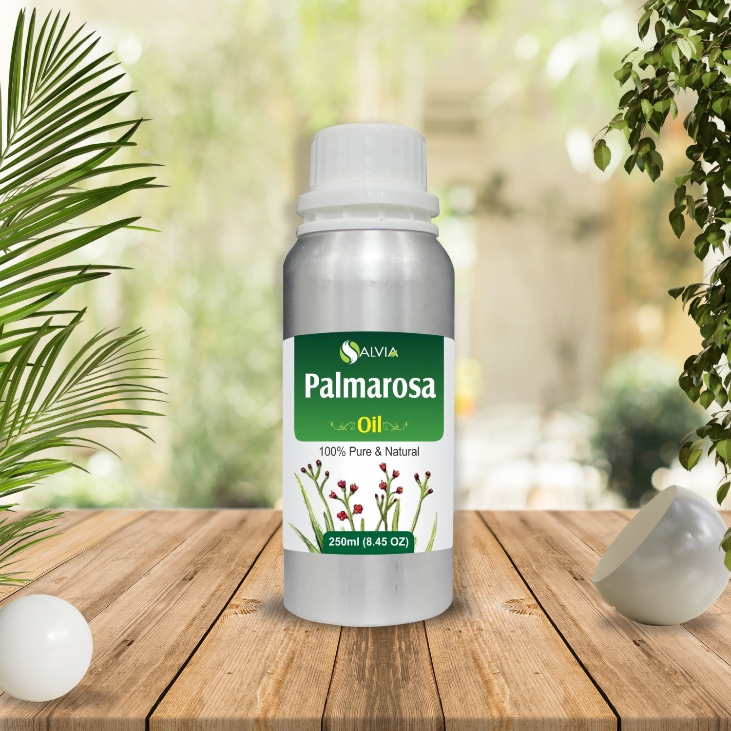 Palmarosa Oil (Cymbopogon martinii ) 100% Natural Pure Essential Oil