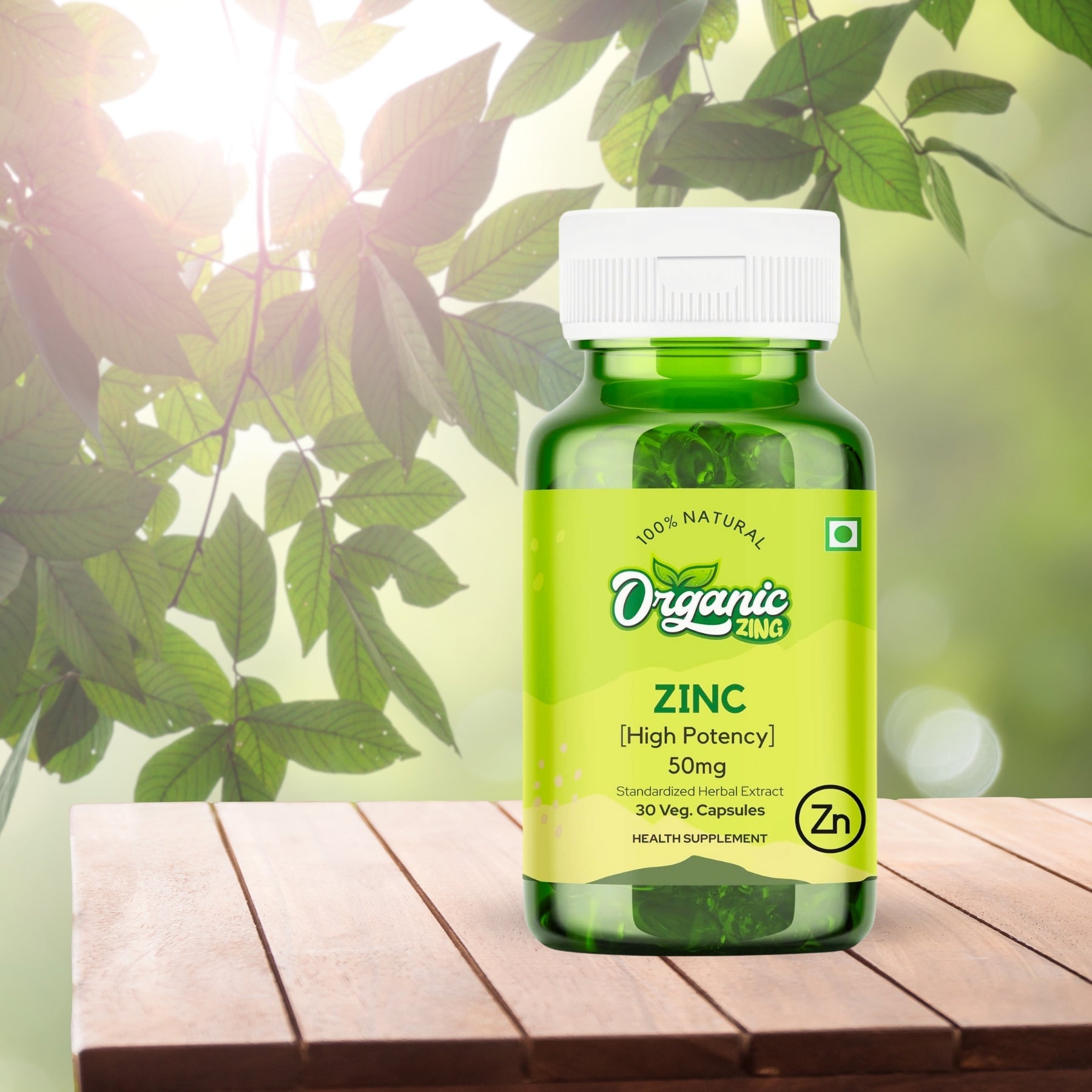 Zinc Capsules for Immune Support -30 Capsules