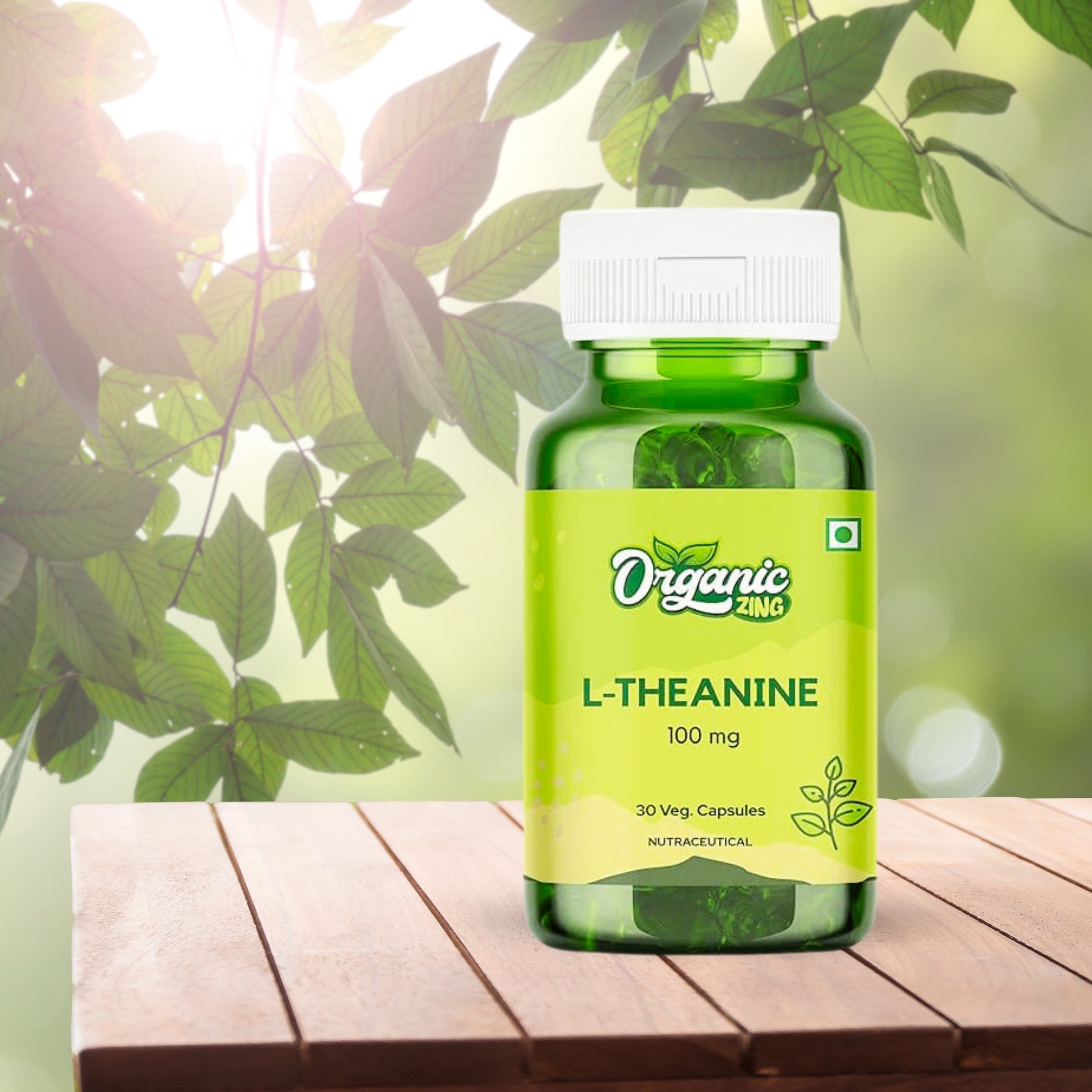 L-Theanine 100mg Supplement -30 Capsules