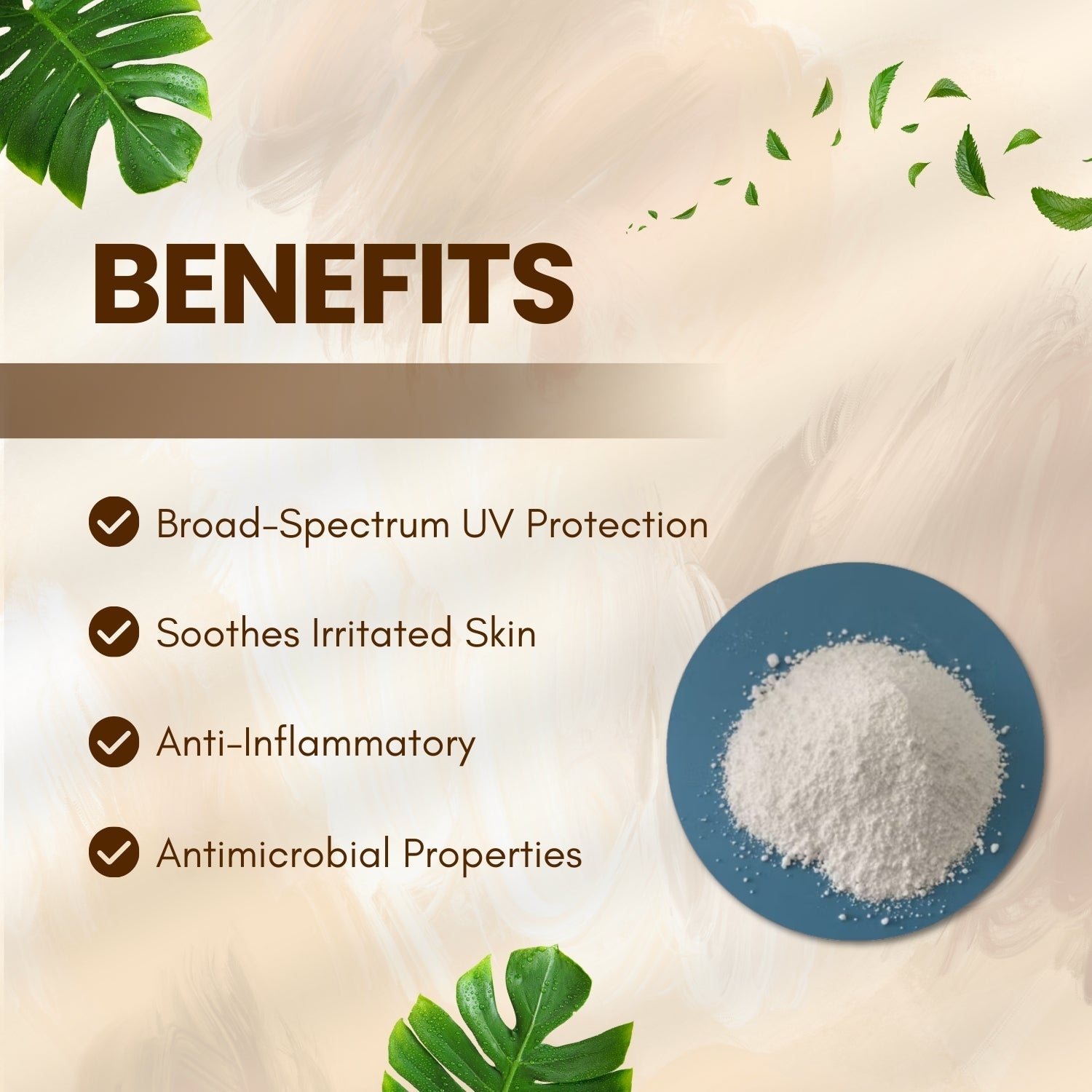 White Zinc Oxide Powder for Skin