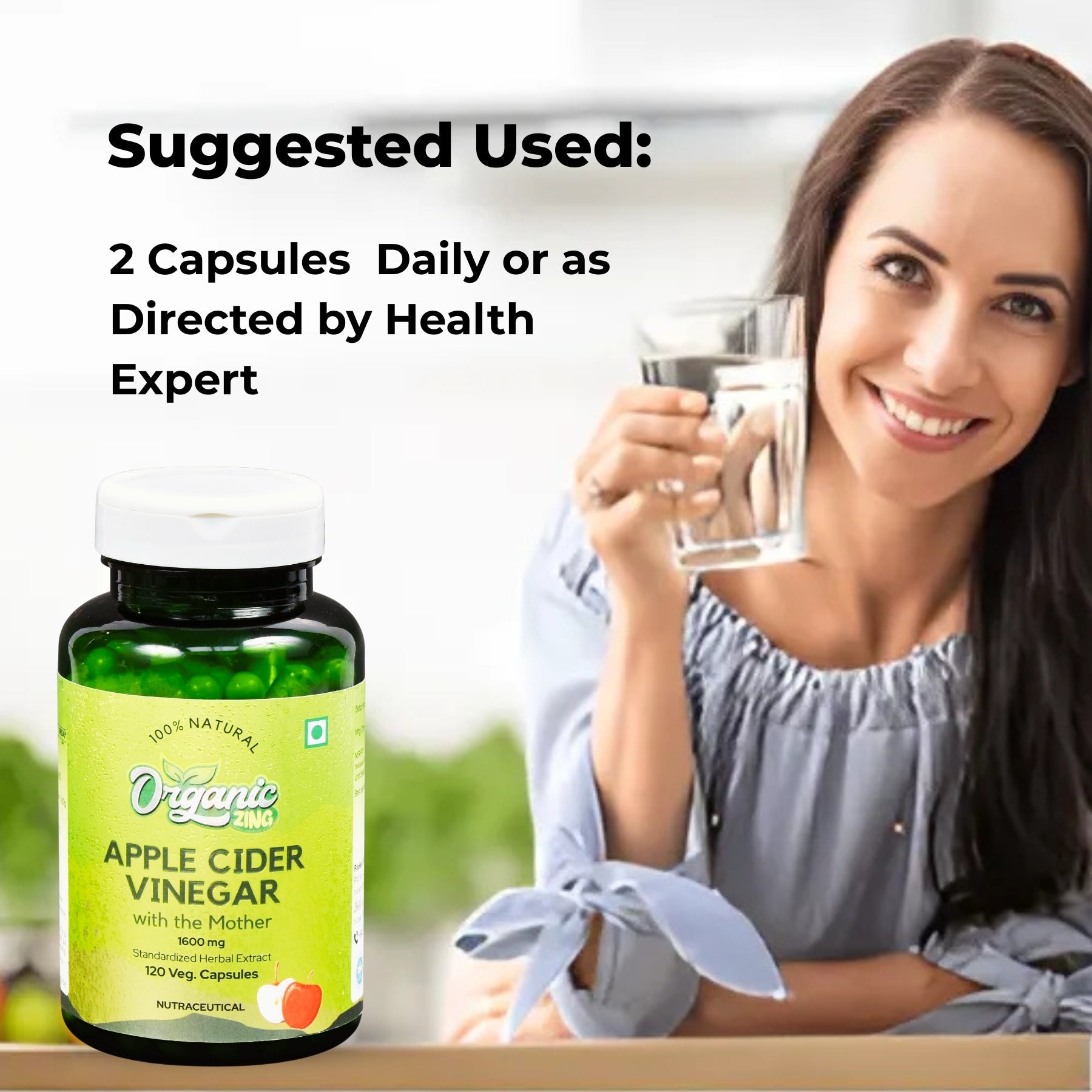Apple Cider Vinegar Capsules- 120 Capsules