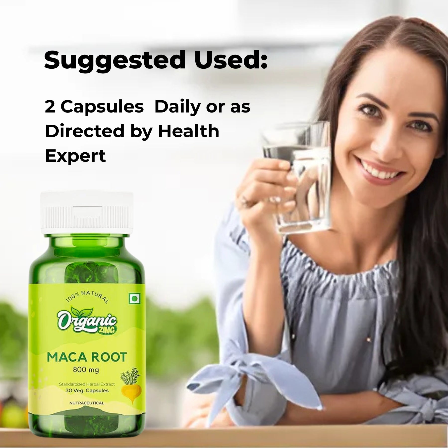 Organic Maca Root Capsules -30 Capsules