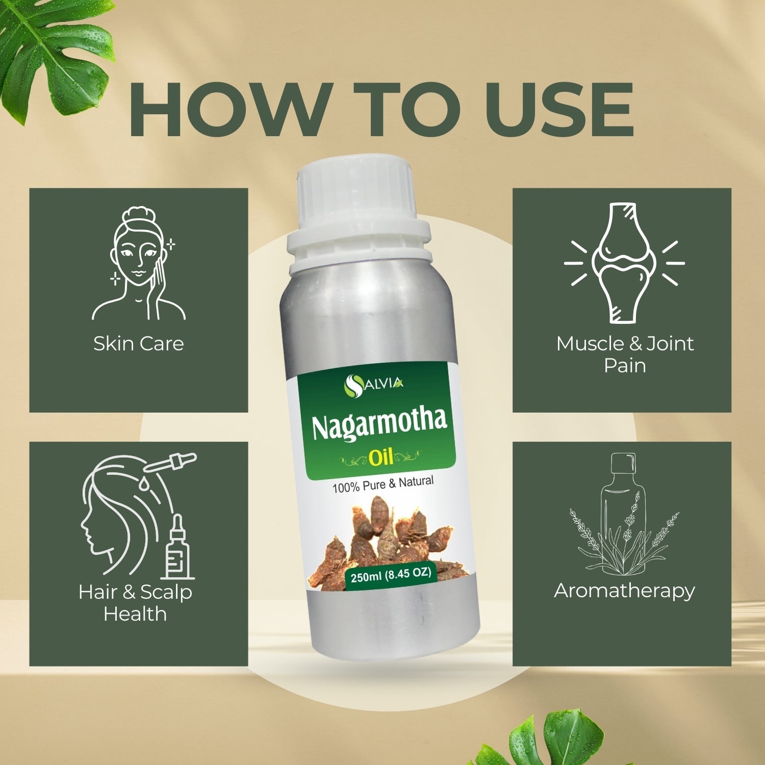 Nagarmotha Oil (Cyperus) Undiluted Pure Essential Oil