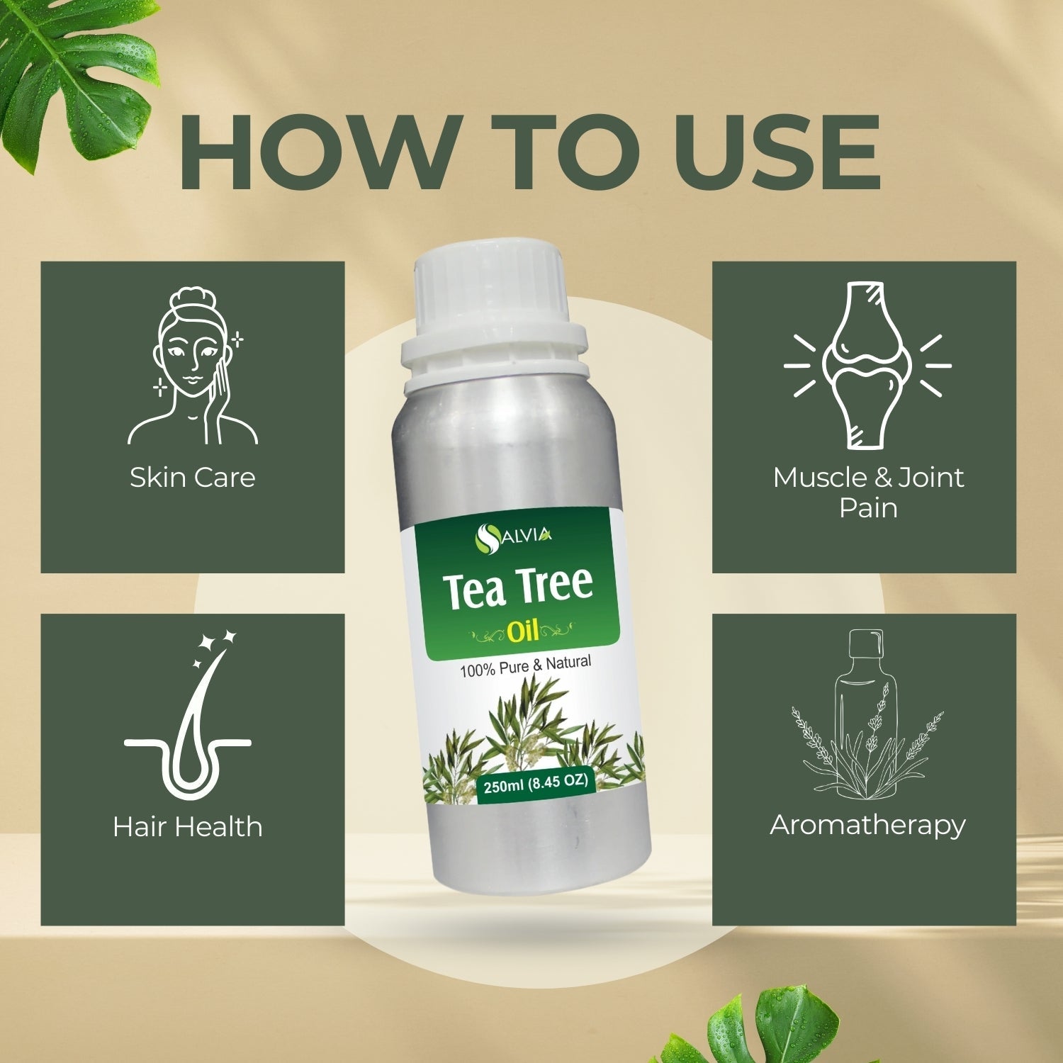 Tea Tree Oil for Dandruff Control