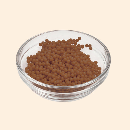 Brown Bursting Beads