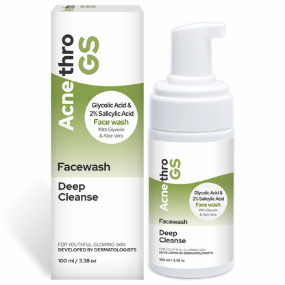 Glycolic acid and Salicyclic acid Foaming Face Wash pack of 6