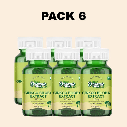 Ginkgo Biloba Extract 120mg - 30 Capsules